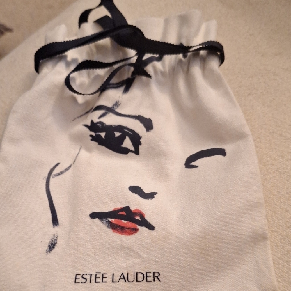 Estee Lauder White and Black Women's Bag